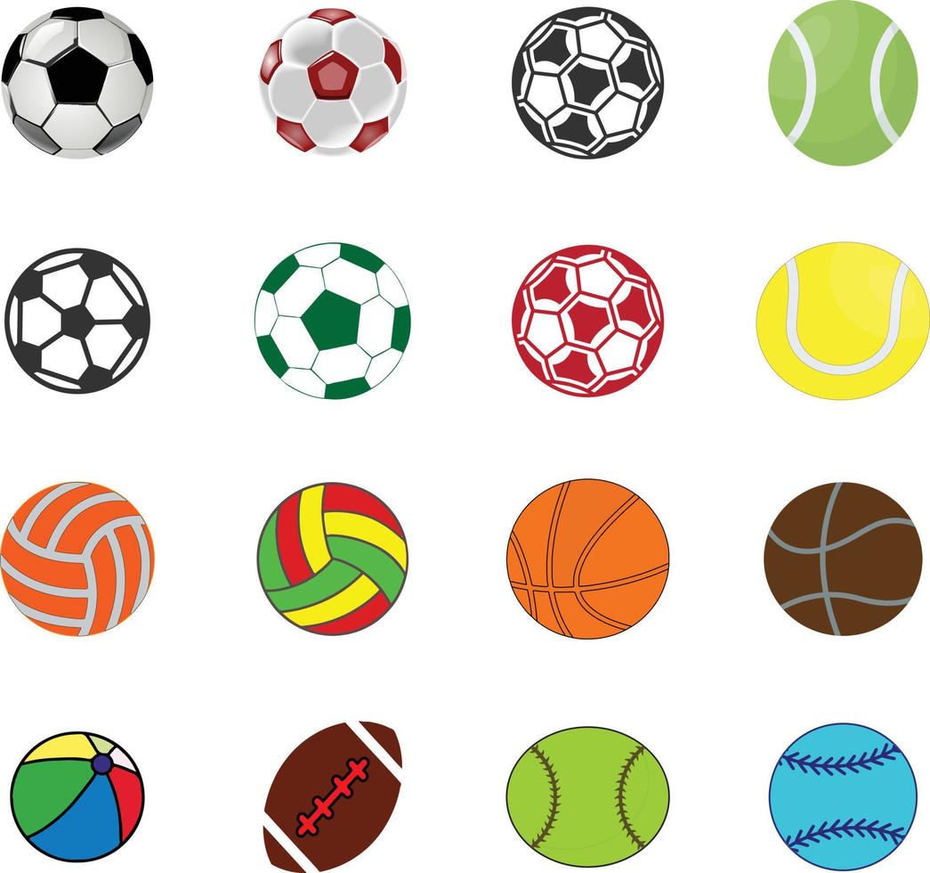 voetbal bal. Amerikaans voetbal ballen reeks realistisch 3d ontwerp stijl. leer structuur gouden en wit zwart kleur. mockup van sport- elementen geïsoleerd Aan wit achtergrond. vector illustratie