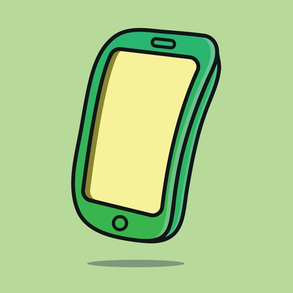 illustratie van smartphone - mobiel vector - telefoon tekening