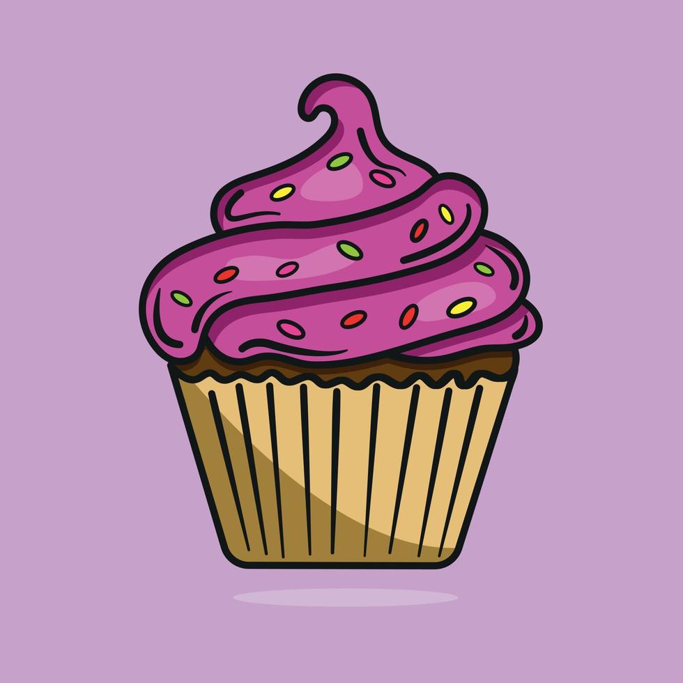 illustratie van koekje - toetje vector - taart tekening