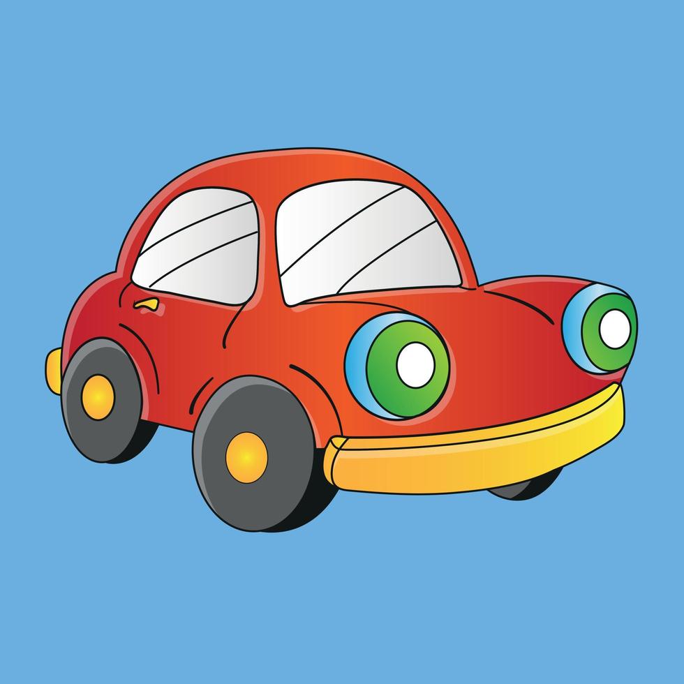 illustratie van auto - voertuig vector - auto tekening