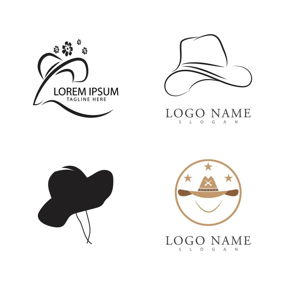 cowboy logo vector sjabloon ontwerp