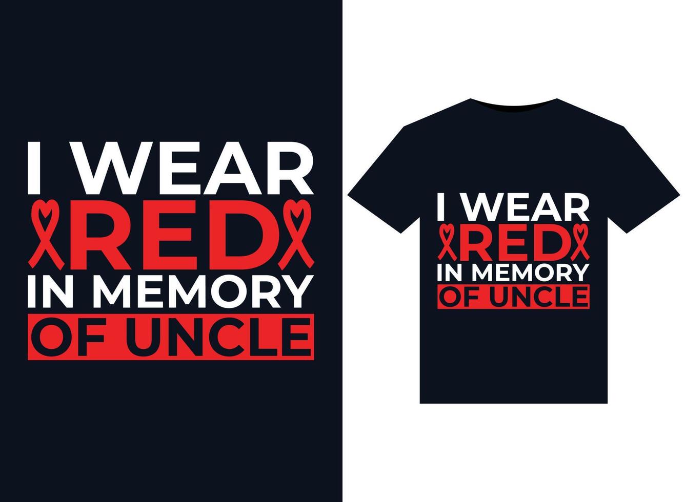 ik rood in geheugen van Super goed oom illustraties voor drukklare t-shirts ontwerp vector