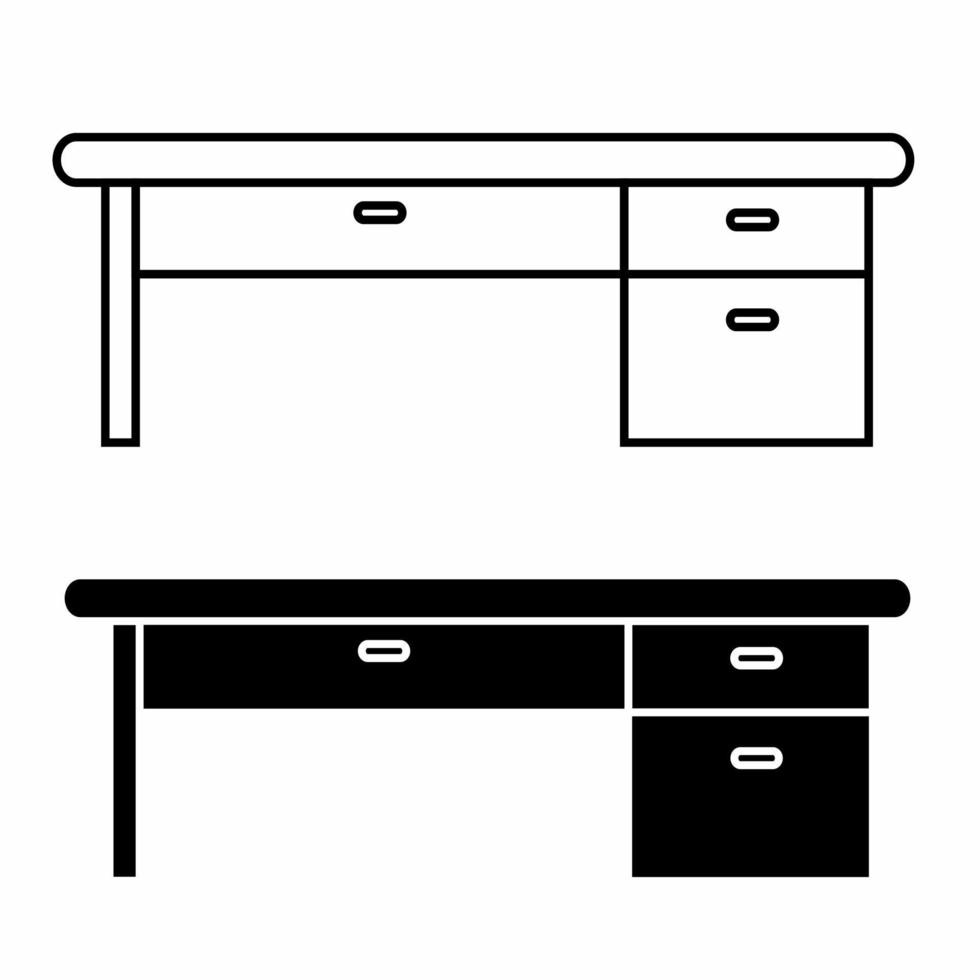 tafel icoon illustratie. voorraad vector. vector