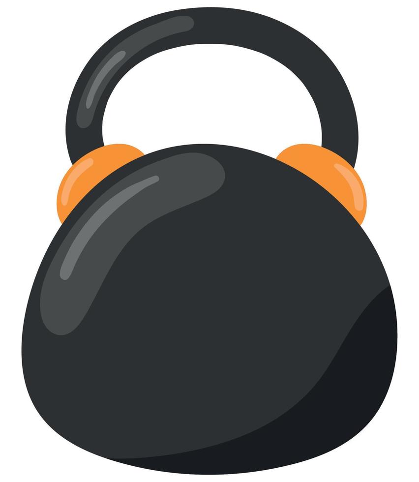 Sportschool geschiktheid kettlebell vector