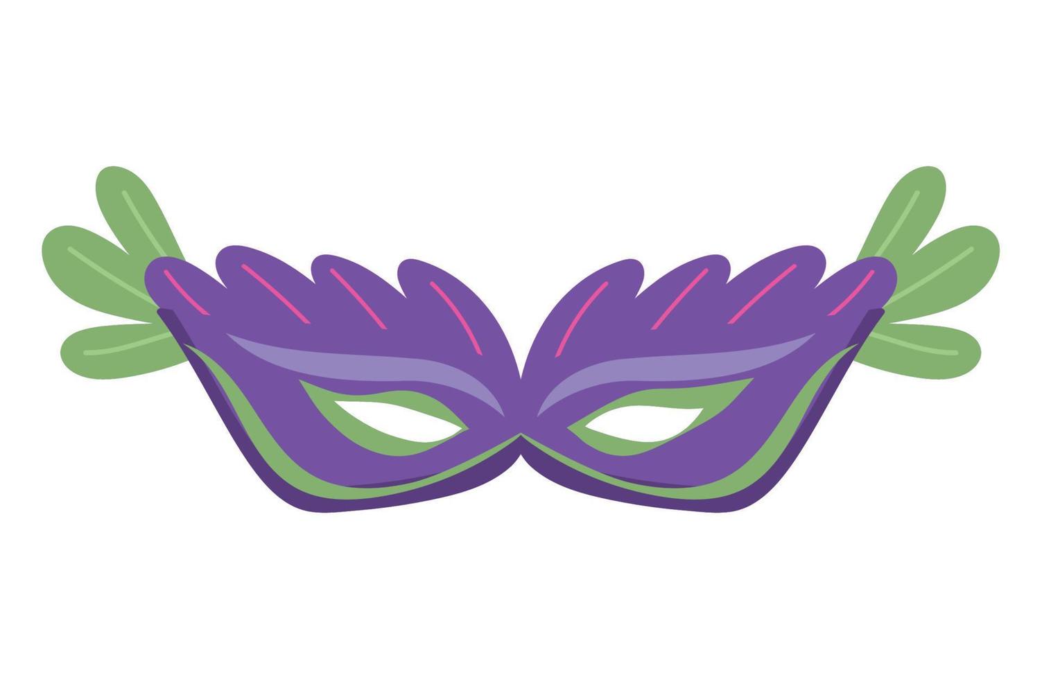 mardi gras masker ontwerp vector