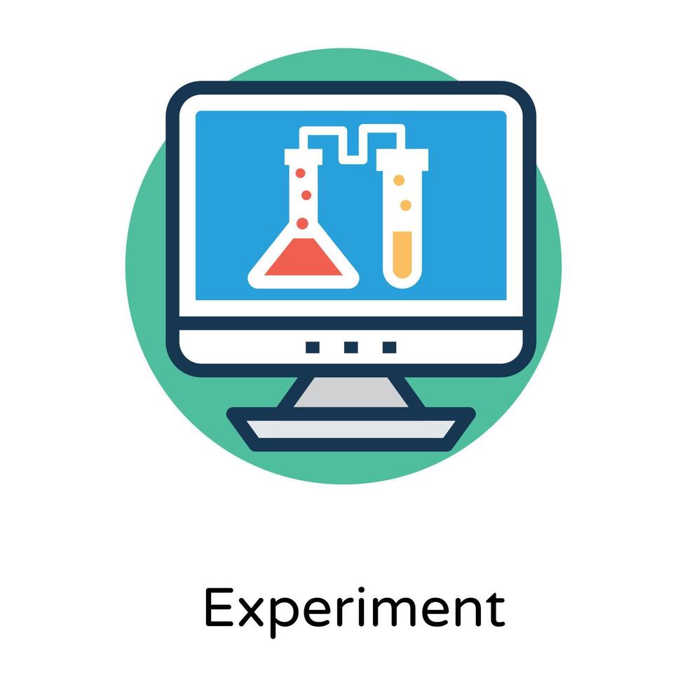 modieus virtueel laboratorium vector