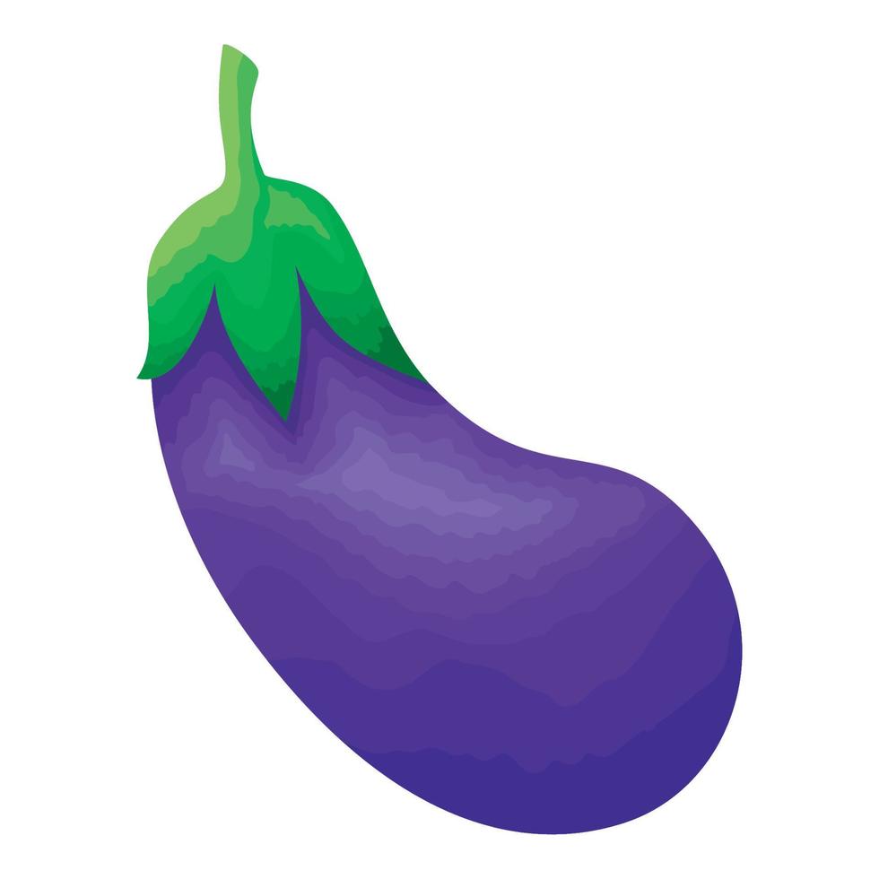 verse aubergine groente vector