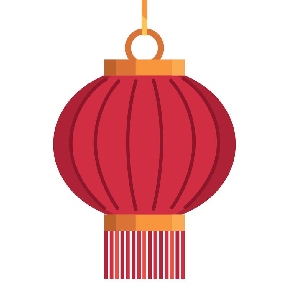 circulaire Chinese lamp vector