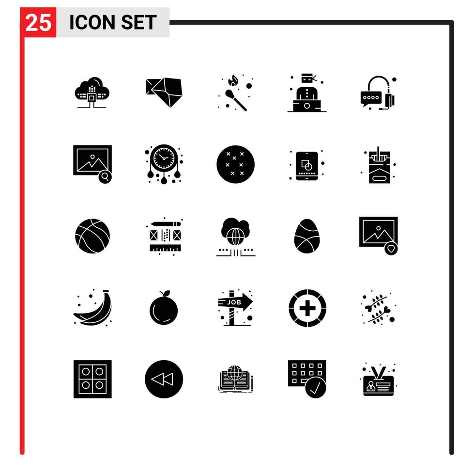 25 creatief pictogrammen modern tekens en symbolen van operator dief brand beroepen bandiet bewerkbare vector ontwerp elementen