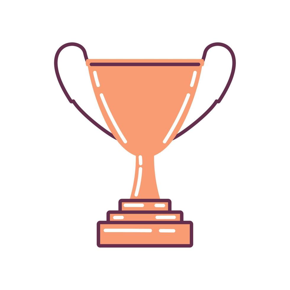 award trofee icoon vector