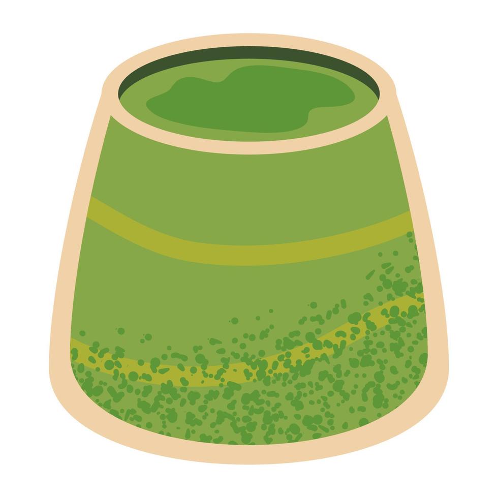 groen thee drank vector