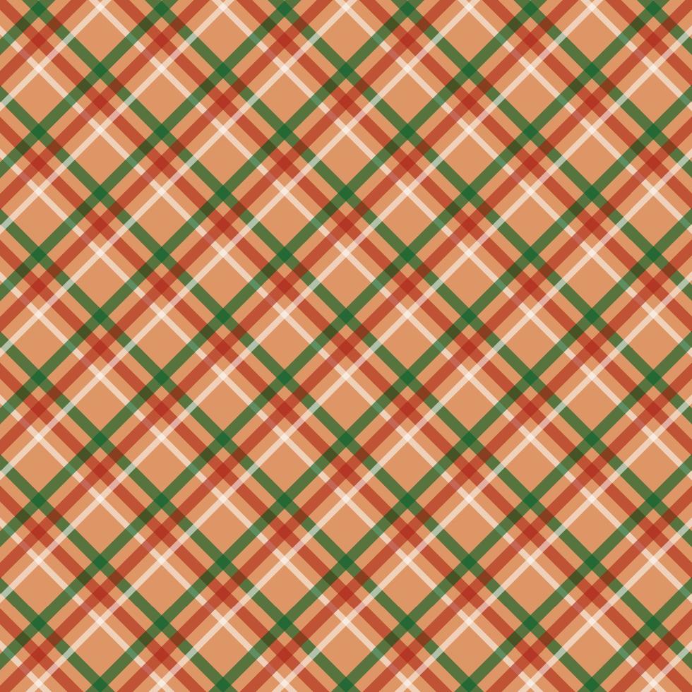 naadloos patroon van Schots Schotse ruit plaid, controleren kleding stof textuur. vlak backdrop van gestreept textiel afdrukken. vector