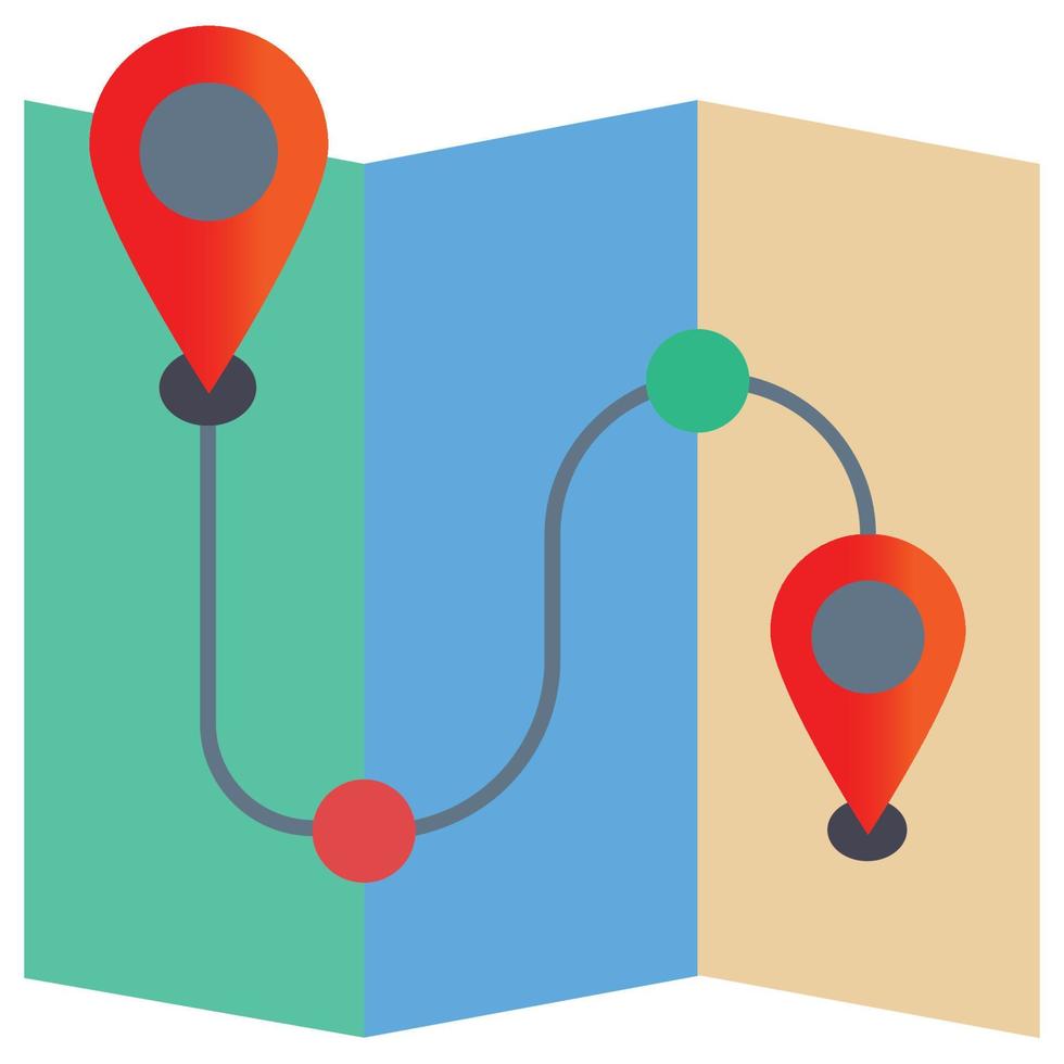 navigatie kaart welke kan gemakkelijk Bewerk of aanpassen vector