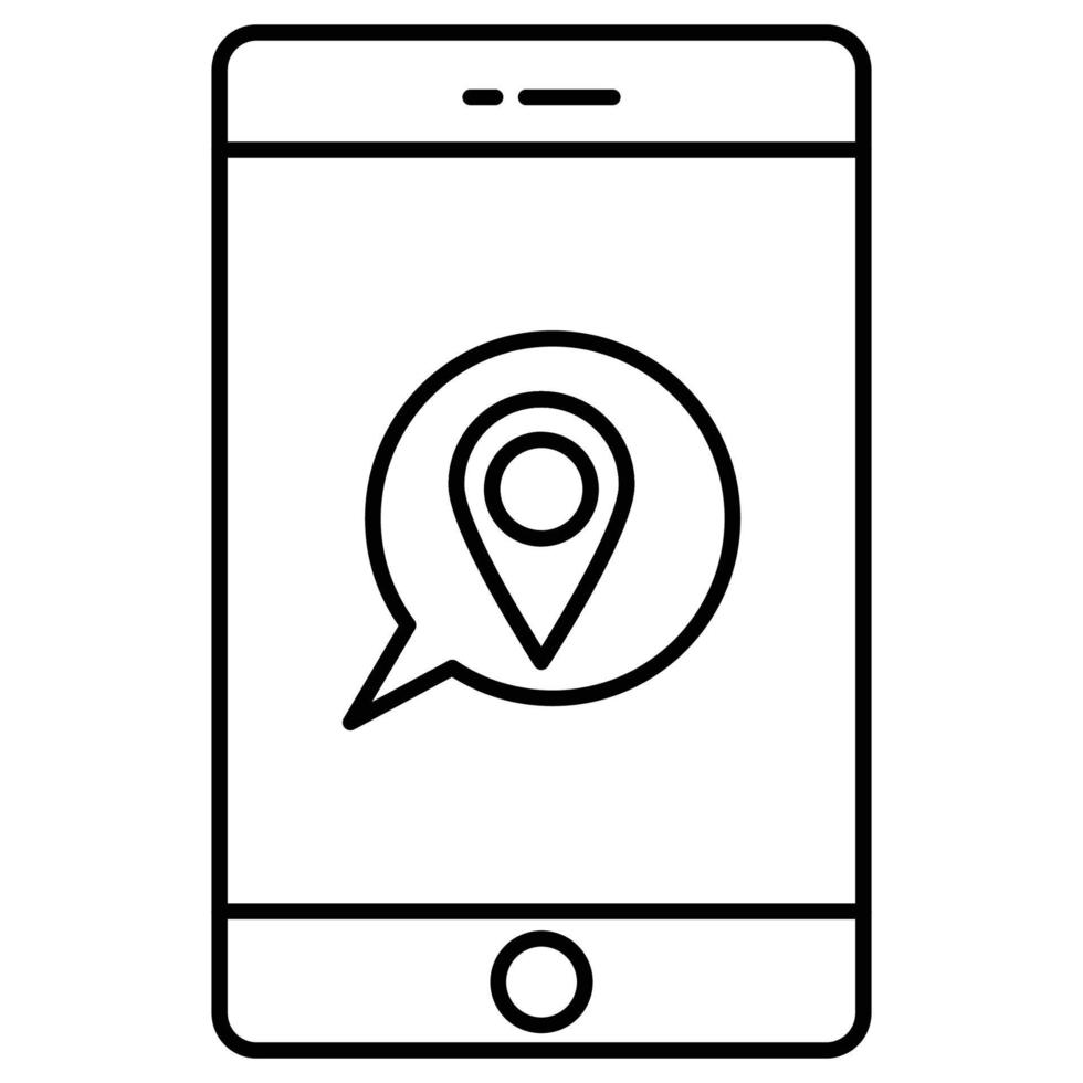 mobiel GPS welke kan gemakkelijk Bewerk of aanpassen vector