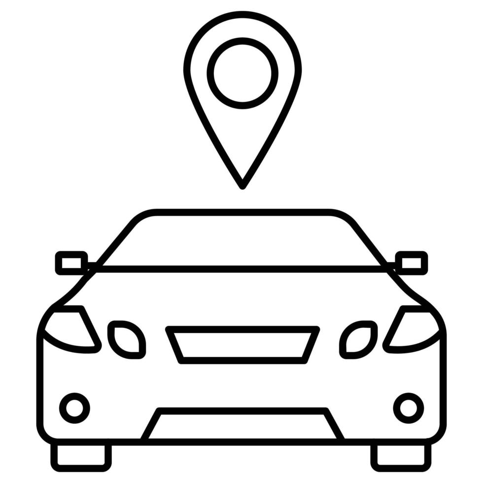 auto tracker welke kan gemakkelijk Bewerk of aanpassen vector