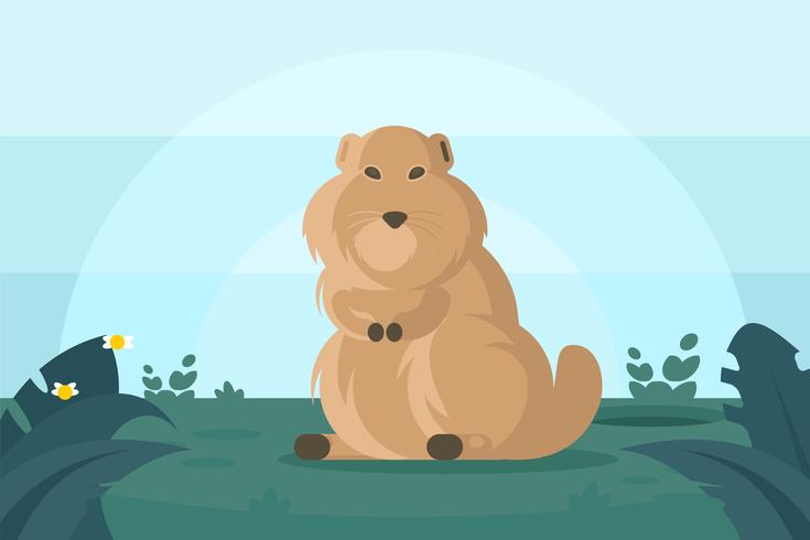 Gopher Illustratie vector