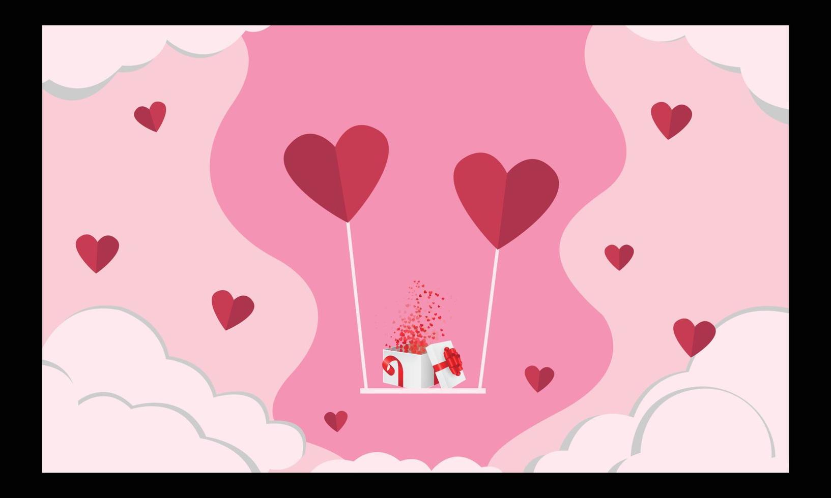 gelukkig valentijnsdag dag vector en illustratie ontwerp