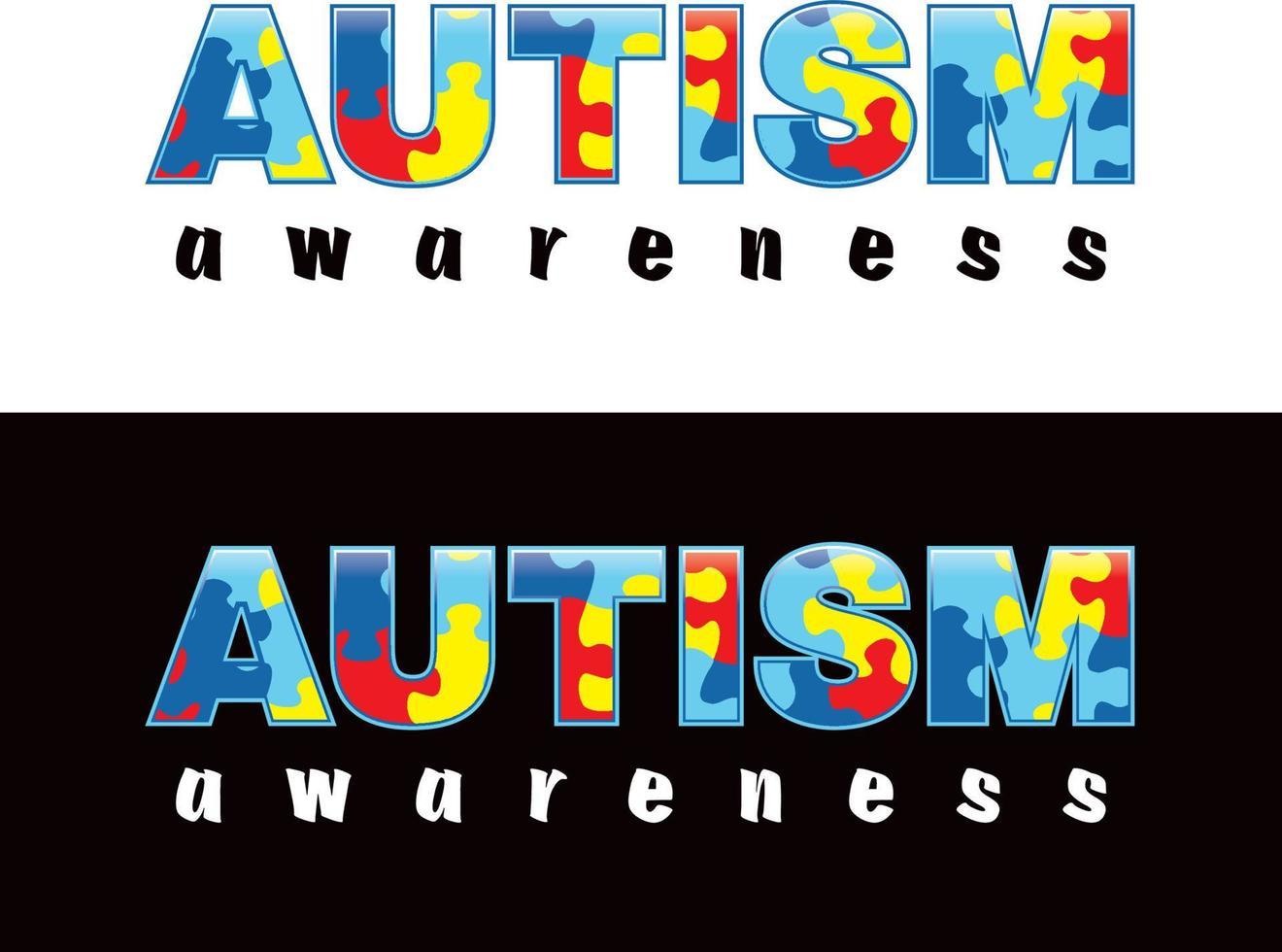 autisme bewustzijn illustratie vector