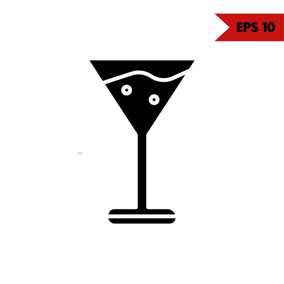 illustratie van drinken lijn icoon vector