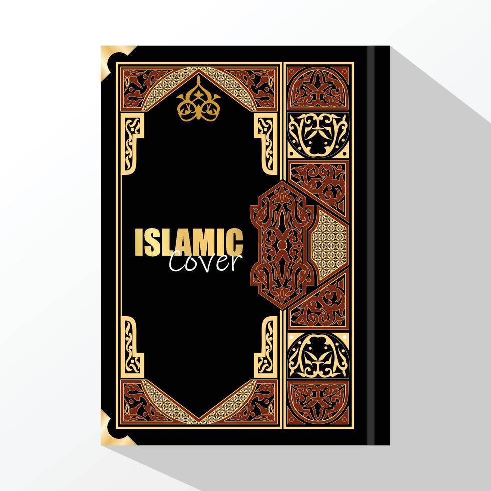koran boek Hoes ontwerp, Islamitisch Arabisch stijl sier- ontwerp vector