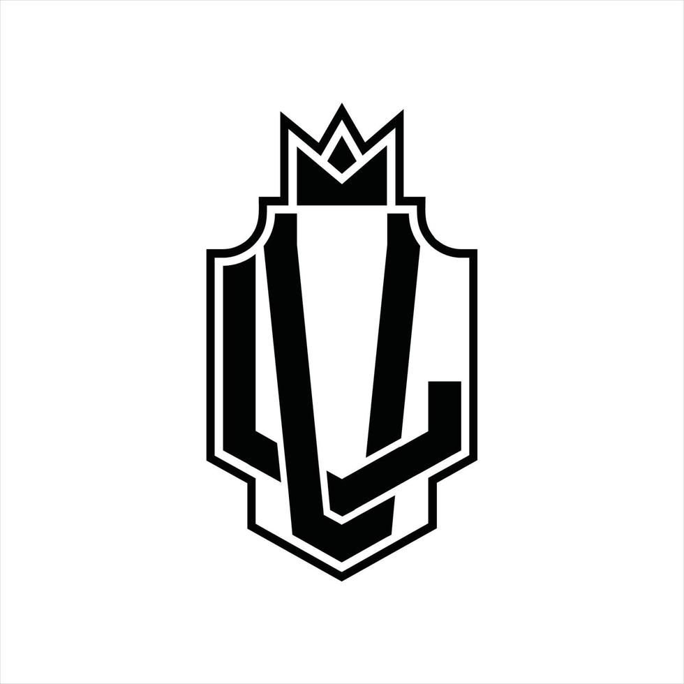 vl logo monogram ontwerp sjabloon vector