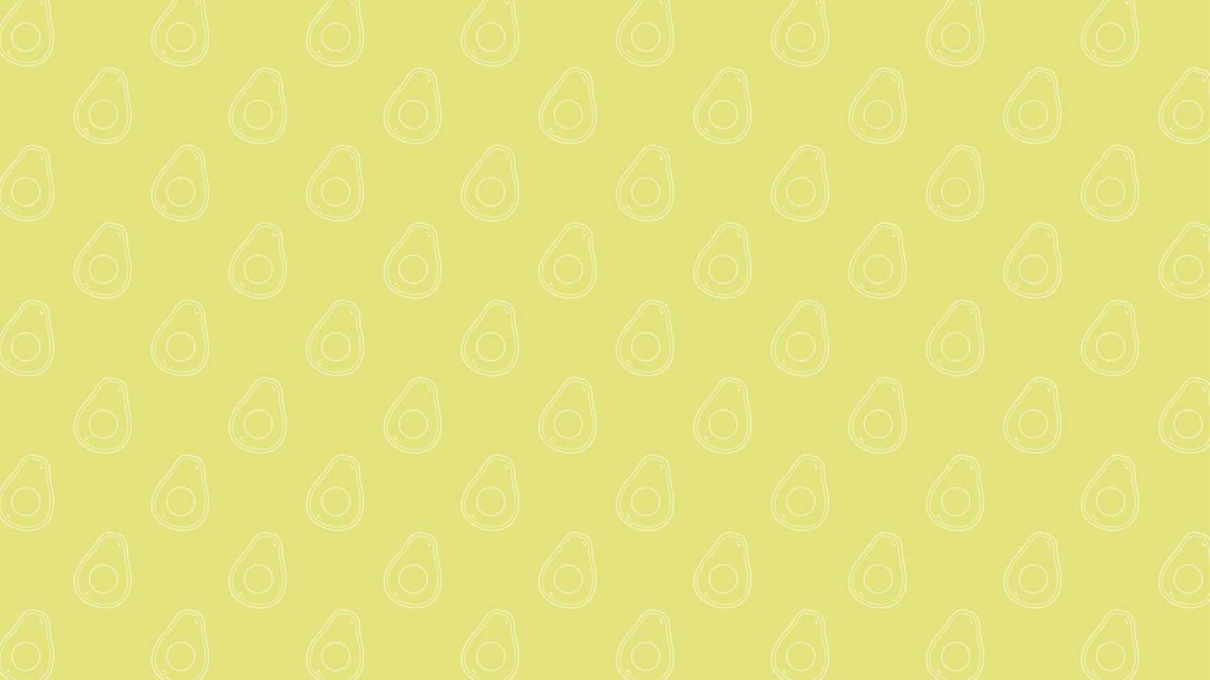 avocado patroon behang. avocado teken vector. avocado tekening. vector