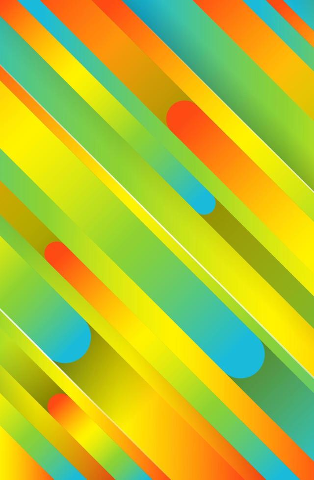 modieus meetkundig kleurrijk achtergrond met abstract lijnen. verhalen banier ontwerp. futuristische dynamisch patroon. vector illustratie