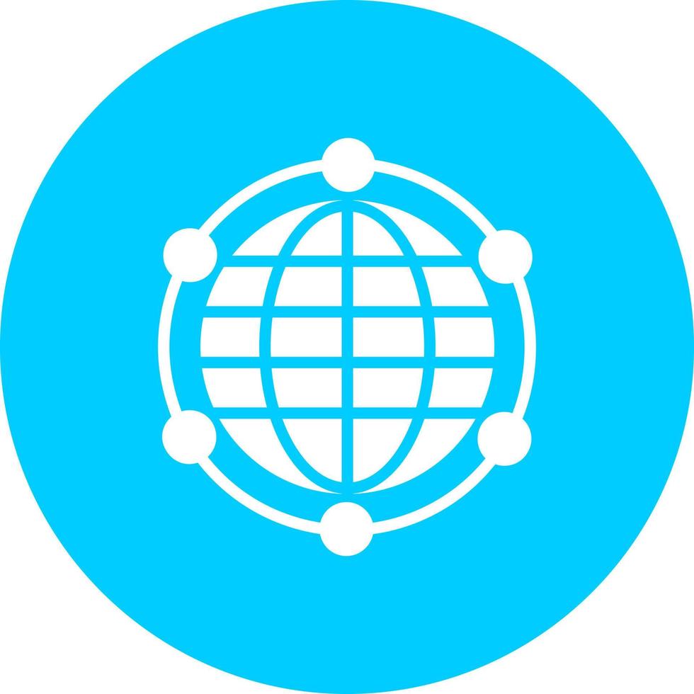 onderhoud globaal netwerk vector icoon