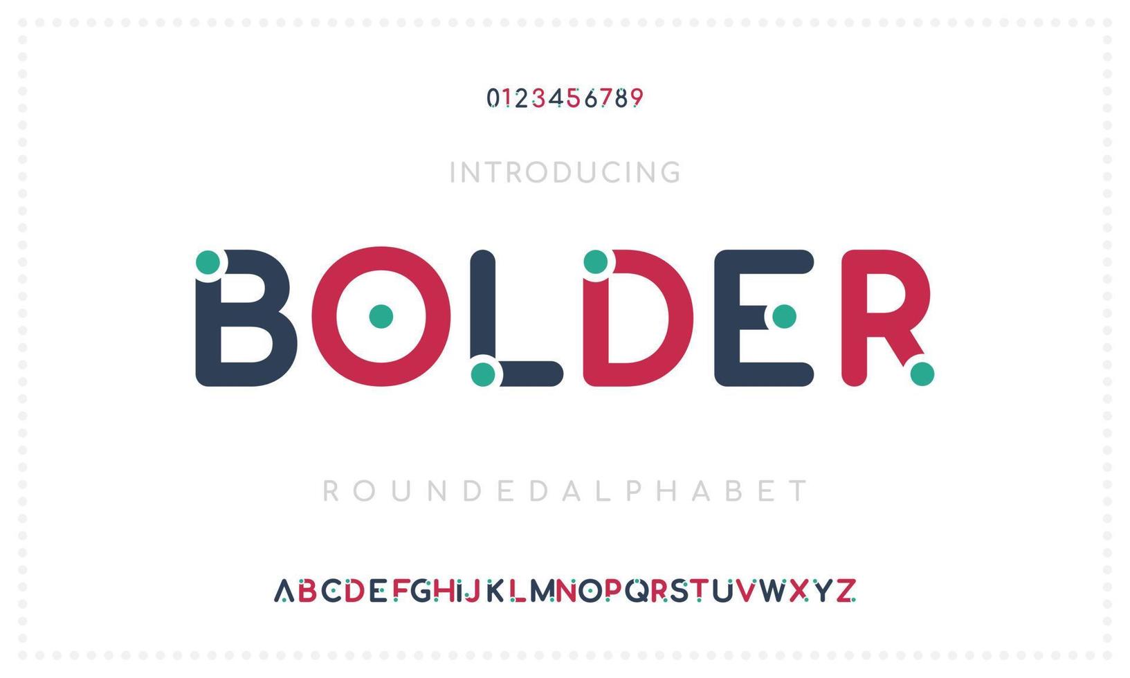 brutaler ypografie technologie vector illustratie abstract minimaal modern alfabet lettertypen.