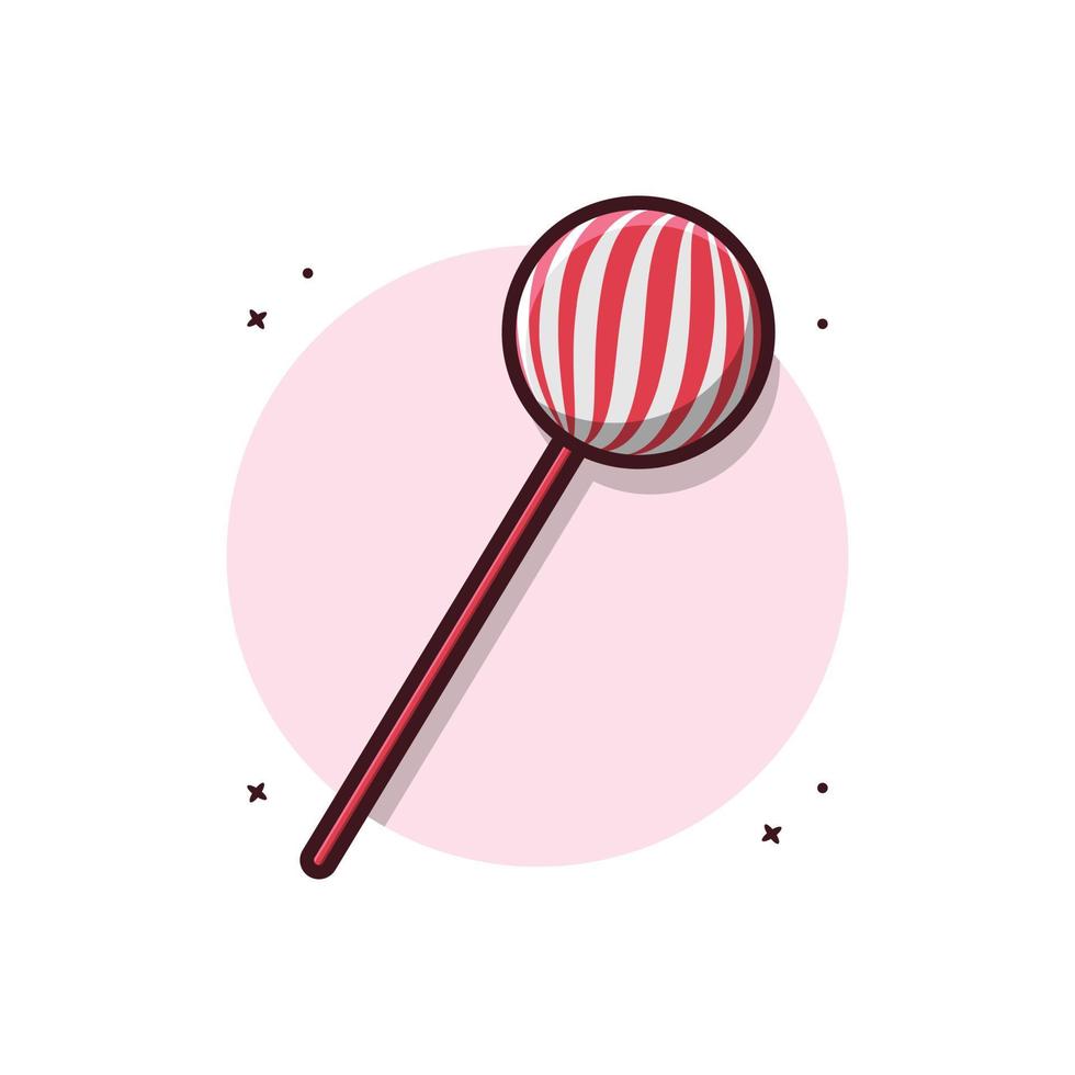 lolly snoep tekenfilm icoon illustratie. vector