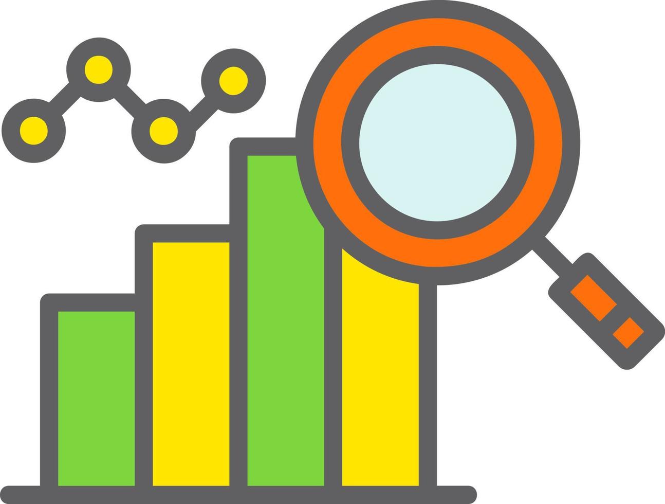 gegevens analyse vector icoon