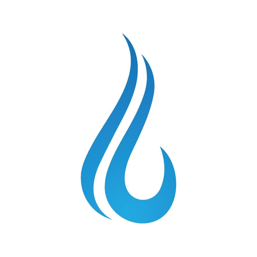 waterdruppel logo sjabloon vector