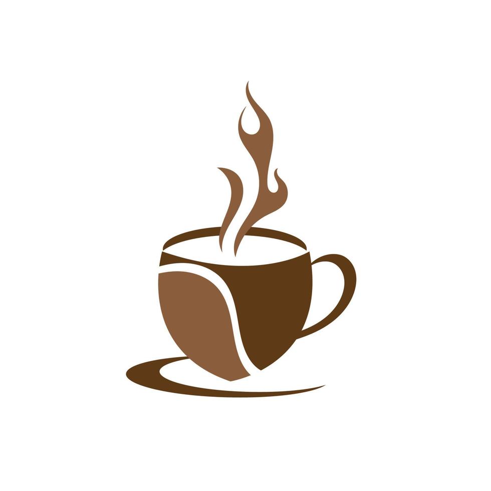 koffiekopje logo sjabloon vector pictogram illustratie ontwerp