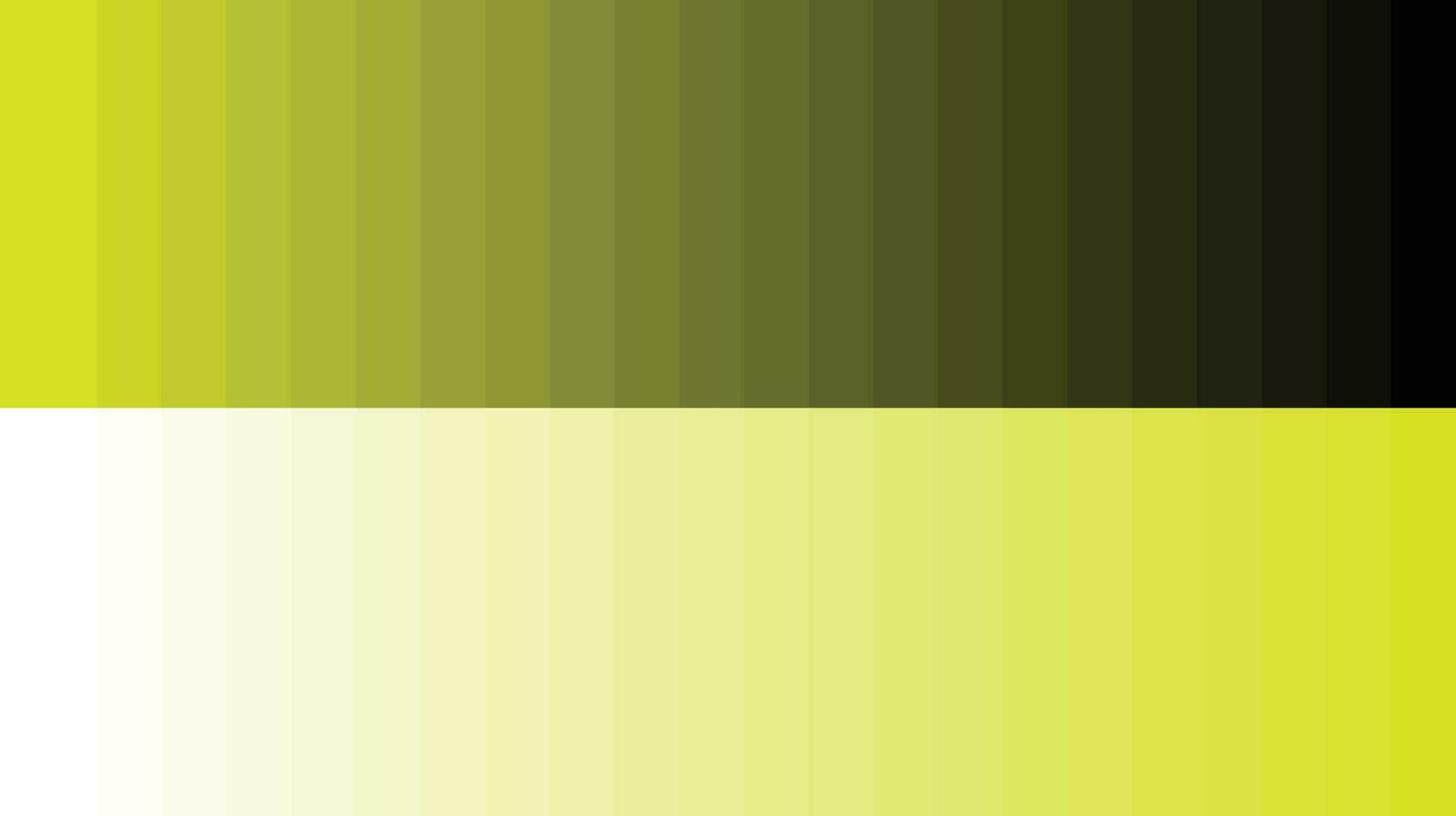 kleur palet geel vector