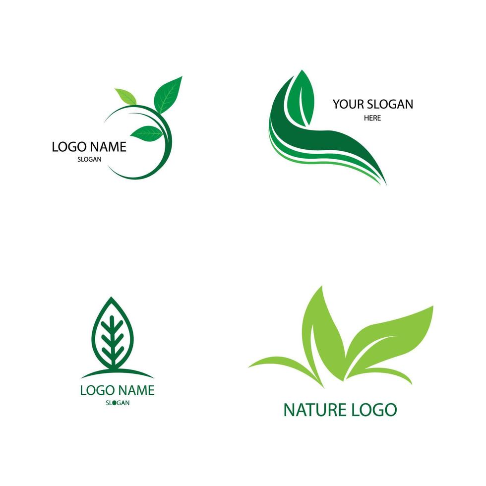 blad natuur logo concept sjabloon vector