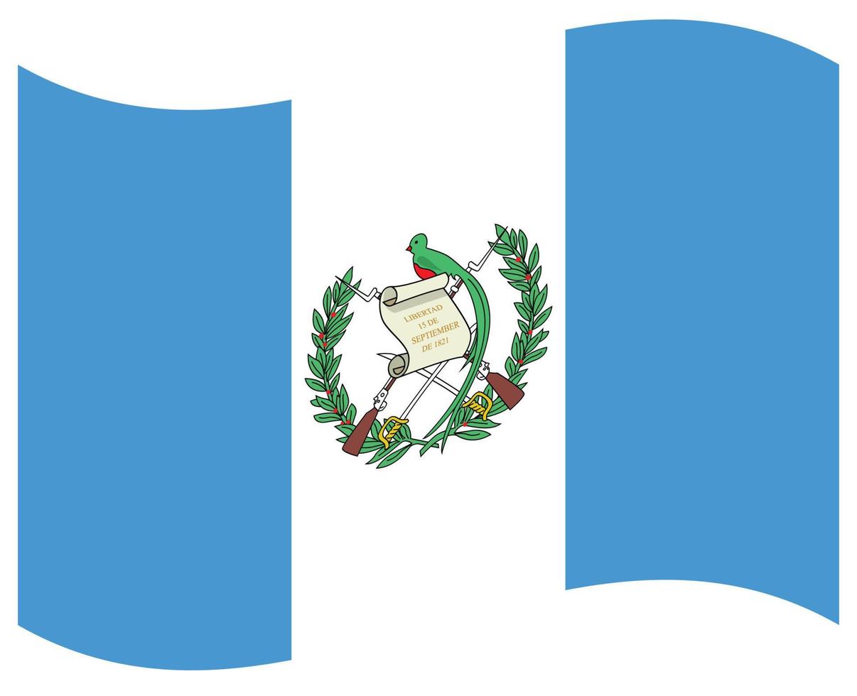 nationaal vlag van Guatemala - vlak kleur icoon. vector