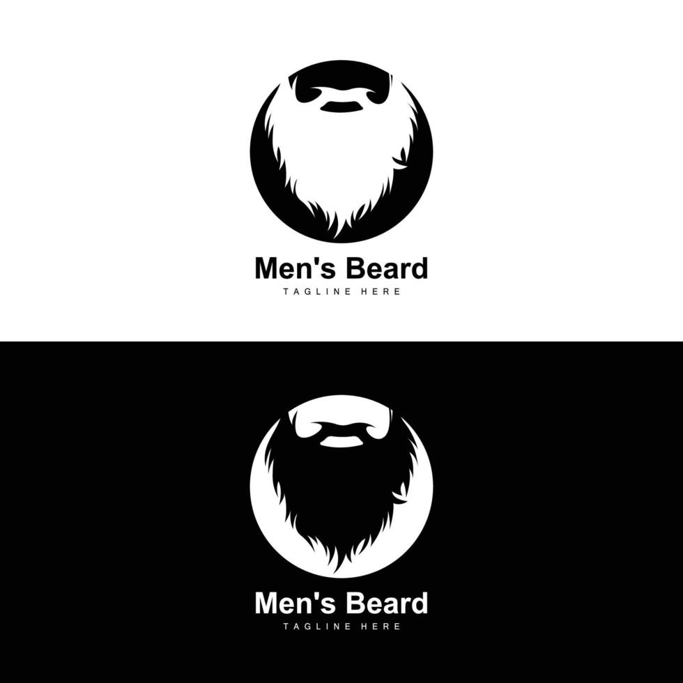 baard logo, vector kapperszaak, ontwerp voor mannetje uiterlijk, kapper, haar, mode