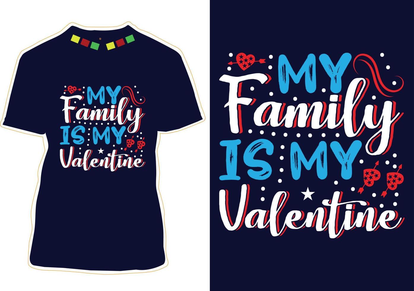 valentijnsdag t-shirt ontwerp vector