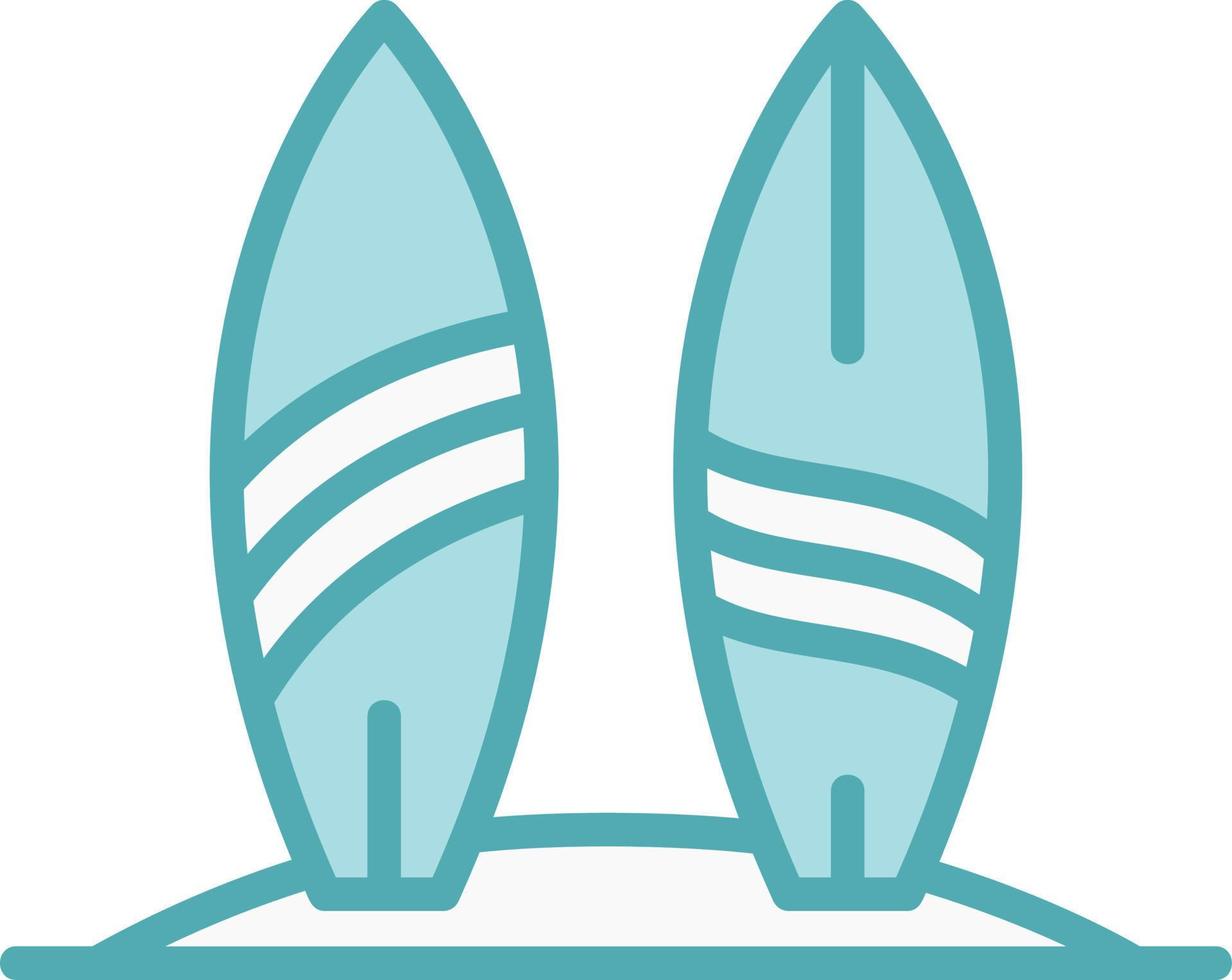 surfplanken vector icoon