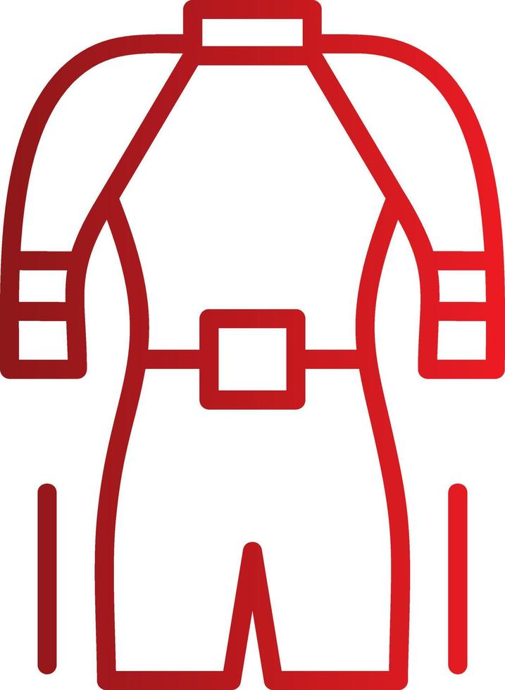 wetsuit vector pictogram