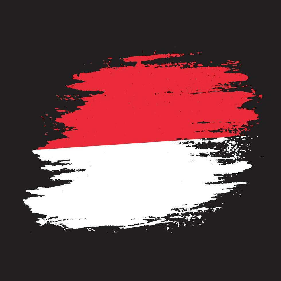 verf borstel beroerte Indonesië vlag vector voor vrij downloaden