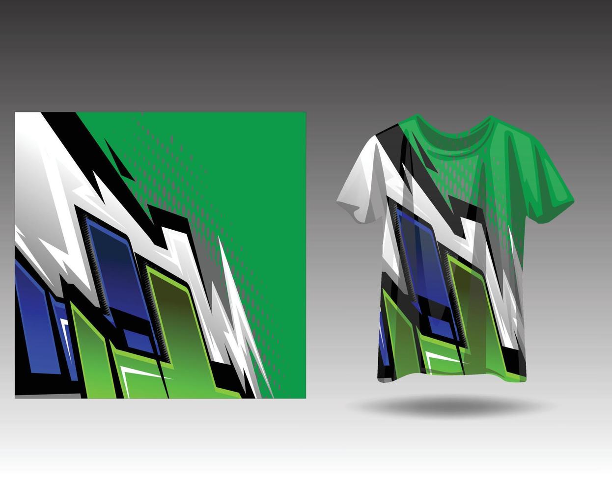 t-shirt sport- ontwerp voor racen, Jersey, wielersport, Amerikaans voetbal, gaming vector