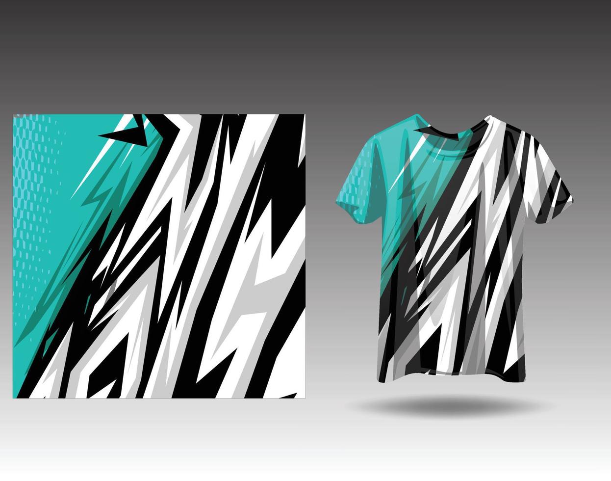 t-shirt sport- ontwerp voor racen, Jersey, wielersport, Amerikaans voetbal, gaming vector