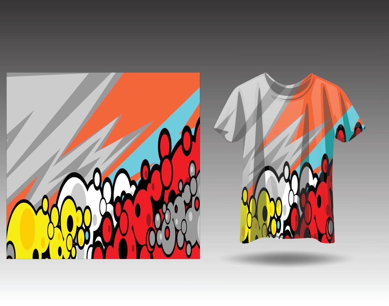 t-shirt sport- ontwerp voor racen, Jersey, wielersport, Amerikaans voetbal, gaming vector