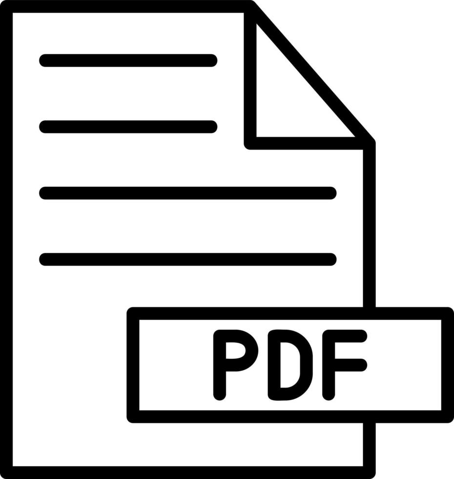 pdf vector icoon ontwerp