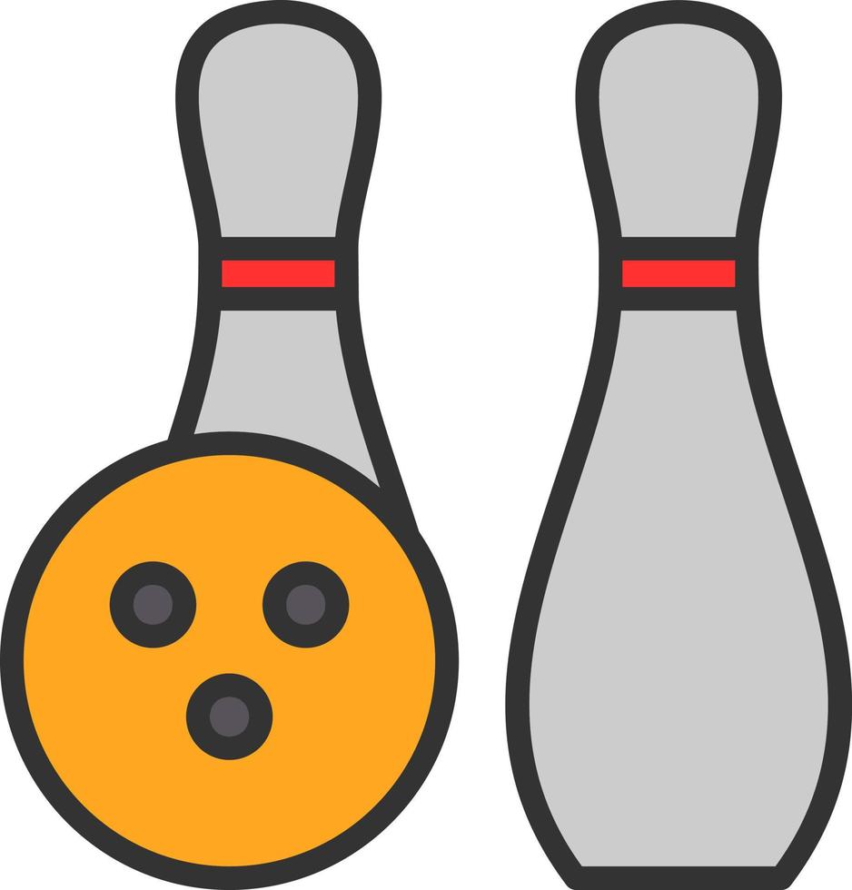 bowling vector icoon ontwerp