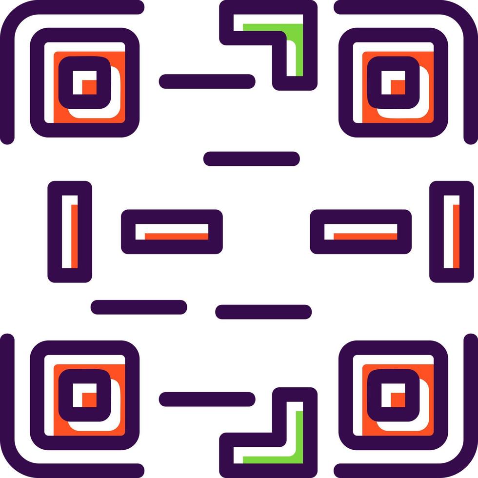 qr code vector icoon ontwerp