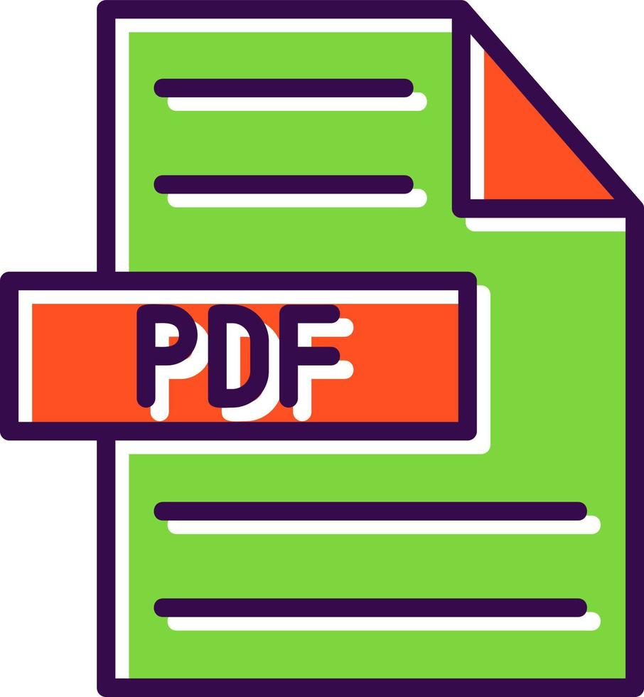 pdf vector icoon ontwerp