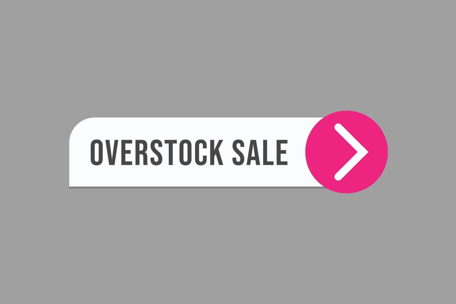 overstock uitverkoop knop vectoren.teken etiket toespraak bubbel overstock uitverkoop vector