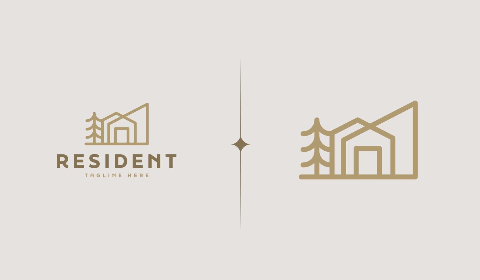 huis huis hypotheek dak architectuur logo. universeel creatief premie symbool. vector teken icoon logo sjabloon. vector illustratie